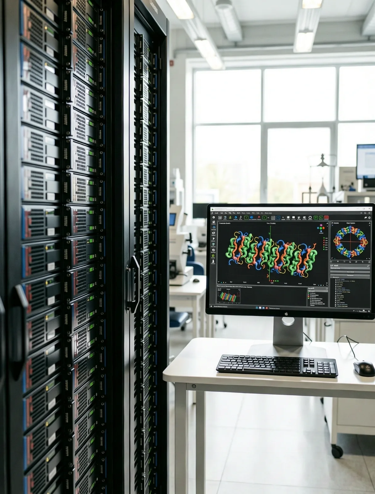 High-velocity AI drug discovery visualization